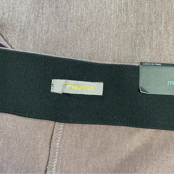 NWT Maurices Pull On Skinny Ankle Pant 24W short - Picture 7 of 8